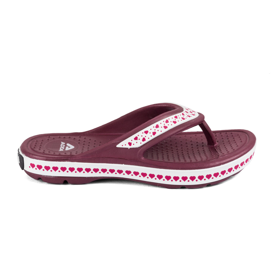 ADDA EVERYTIME Self Design Thong Slipper For Women