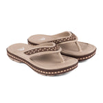 Load image into Gallery viewer, ADDA EVERYTIME Self Design Thong Slipper For Women
