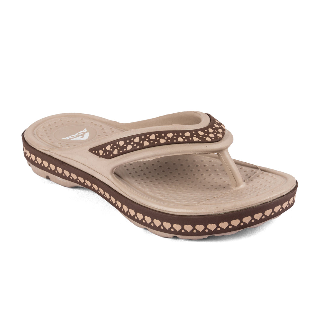 ADDA EVERYTIME Self Design Thong Slipper For Women