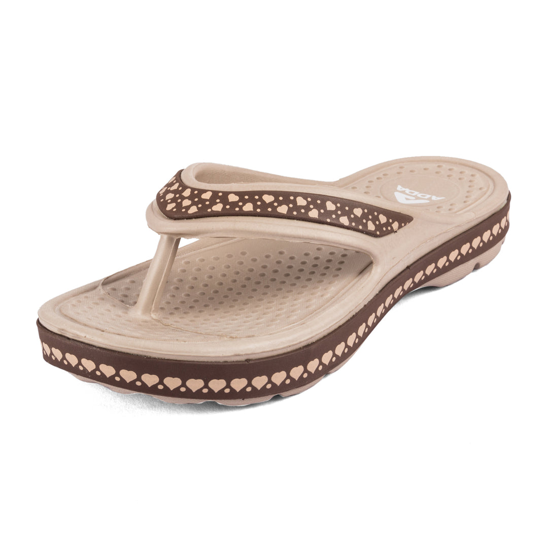 ADDA EVERYTIME Self Design Thong Slipper For Women