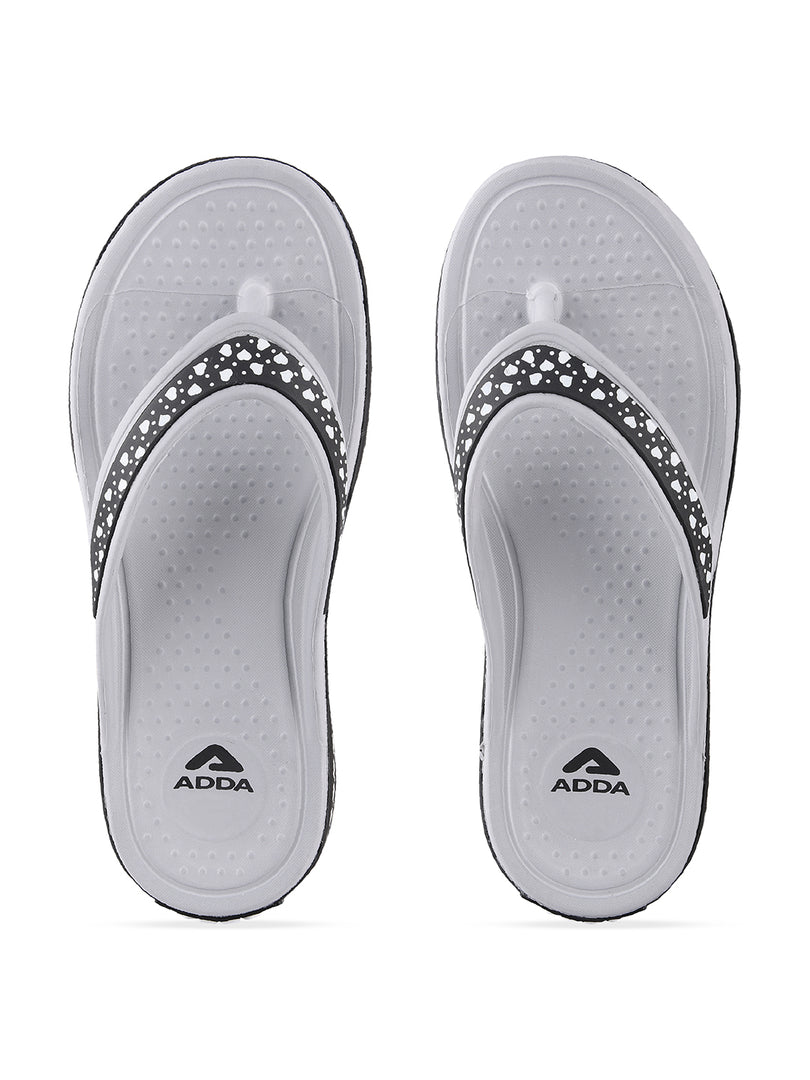 ADDA EVERYTIME Self Design Thong Slipper For Women