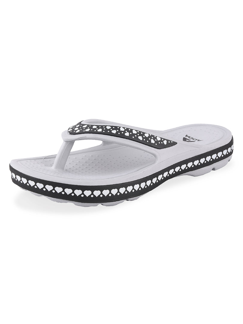ADDA EVERYTIME Self Design Thong Slipper For Women