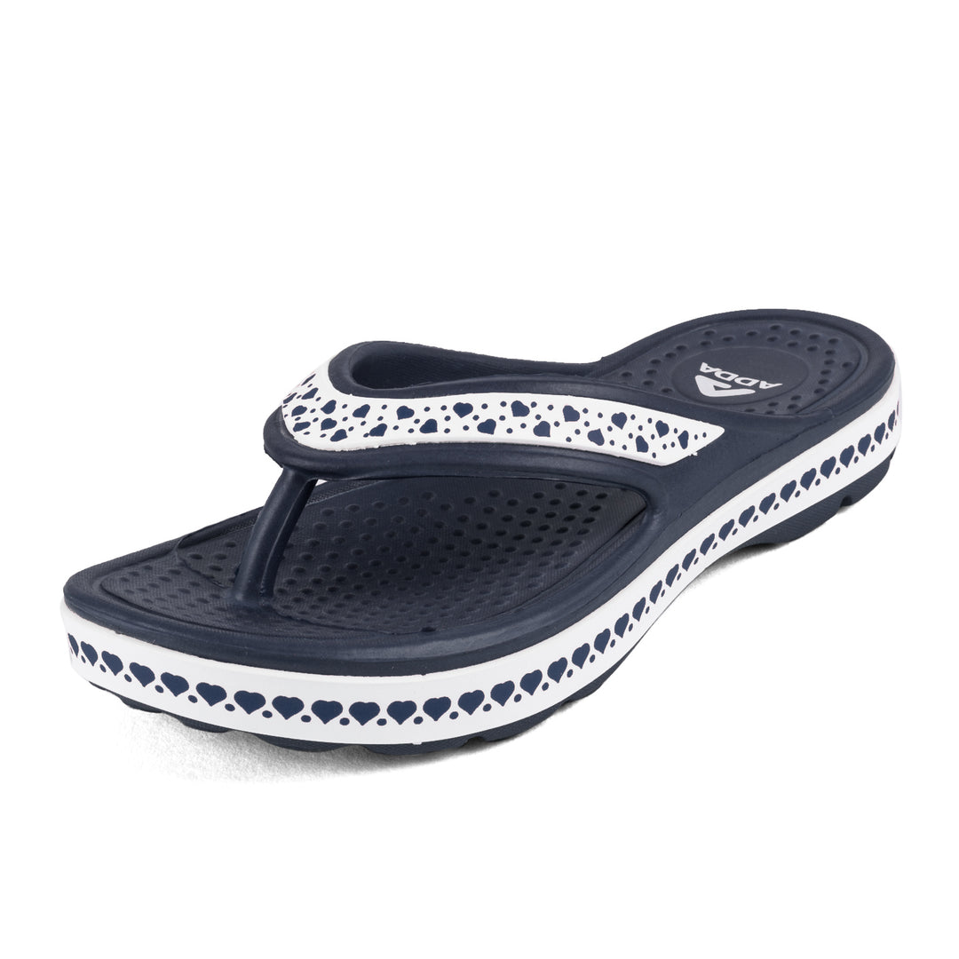 ADDA EVERYTIME Self Design Thong Slipper For Women