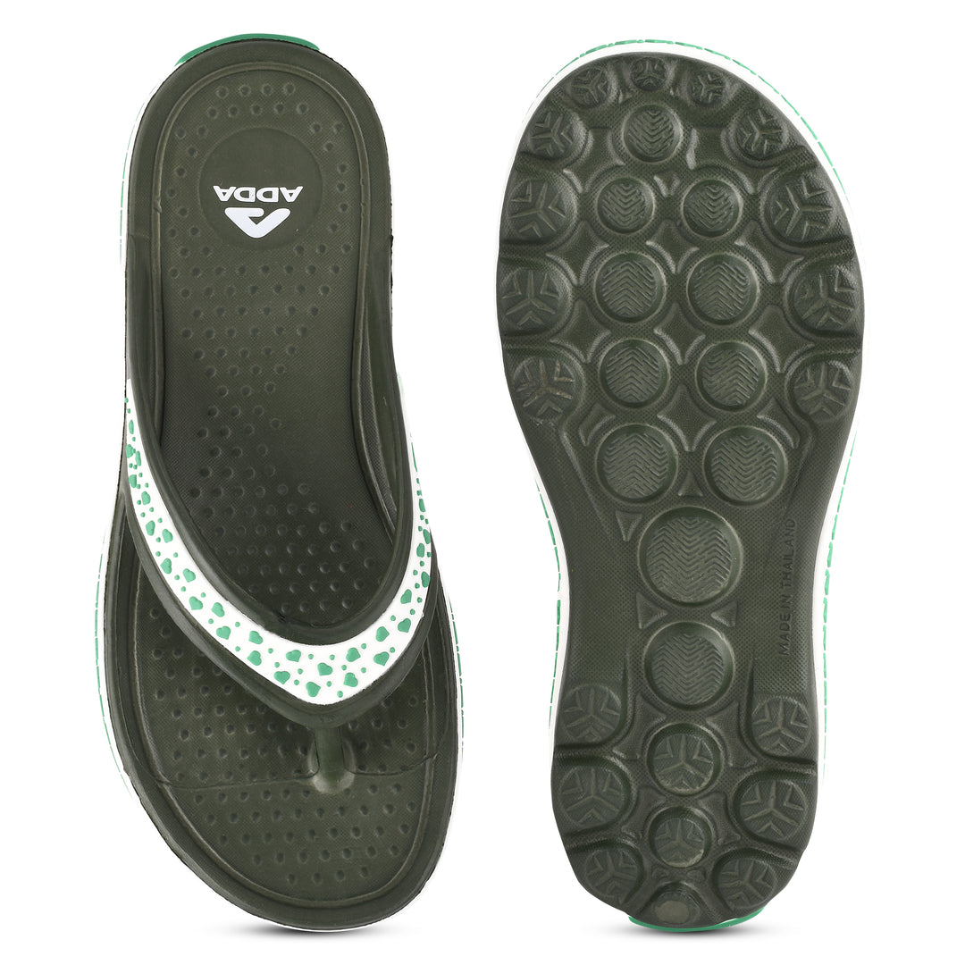 ADDA EVERYTIME Self Design Thong Slipper For Women