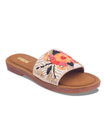 Load image into Gallery viewer, Flower 1 Handcrafted Floral Embroidered Flats