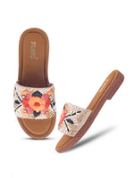 Load image into Gallery viewer, Flower 1 Handcrafted Floral Embroidered Flats