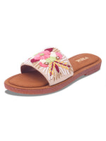 Load image into Gallery viewer, Flower 1 Handcrafted Floral Embroidered Flats