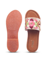 Load image into Gallery viewer, Flower 1 Handcrafted Floral Embroidered Flats