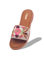 Load image into Gallery viewer, Flower 1 Handcrafted Floral Embroidered Flats