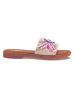Load image into Gallery viewer, Flower 1 Handcrafted Floral Embroidered Flats