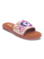 Load image into Gallery viewer, Flower 1 Handcrafted Floral Embroidered Flats