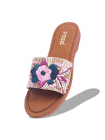 Load image into Gallery viewer, Flower 1 Handcrafted Floral Embroidered Flats