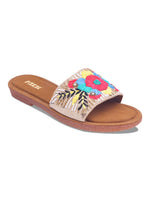 Load image into Gallery viewer, Flower 1 Handcrafted Floral Embroidered Flats
