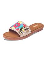 Load image into Gallery viewer, Flower 1 Handcrafted Floral Embroidered Flats
