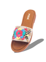 Load image into Gallery viewer, Flower 1 Handcrafted Floral Embroidered Flats