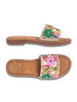 Load image into Gallery viewer, Flower 2 Handcrafted Floral Embroidered Flats
