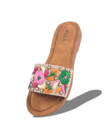 Load image into Gallery viewer, Flower 2 Handcrafted Floral Embroidered Flats
