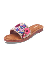 Load image into Gallery viewer, Flower 2 Handcrafted Floral Embroidered Flats