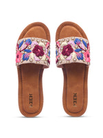 Load image into Gallery viewer, Flower 2 Handcrafted Floral Embroidered Flats