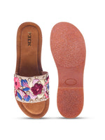 Load image into Gallery viewer, Flower 2 Handcrafted Floral Embroidered Flats