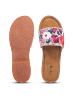 Load image into Gallery viewer, Flower 2 Handcrafted Floral Embroidered Flats