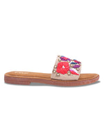 Load image into Gallery viewer, Flower 2 Handcrafted Floral Embroidered Flats