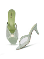 Load image into Gallery viewer, Heels 2 Mesh Pointed Heels
