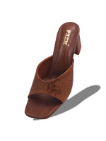 Load image into Gallery viewer, Heels 3 Textured Block Heels