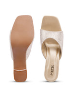 Load image into Gallery viewer, Heels 3 Textured Block Heels