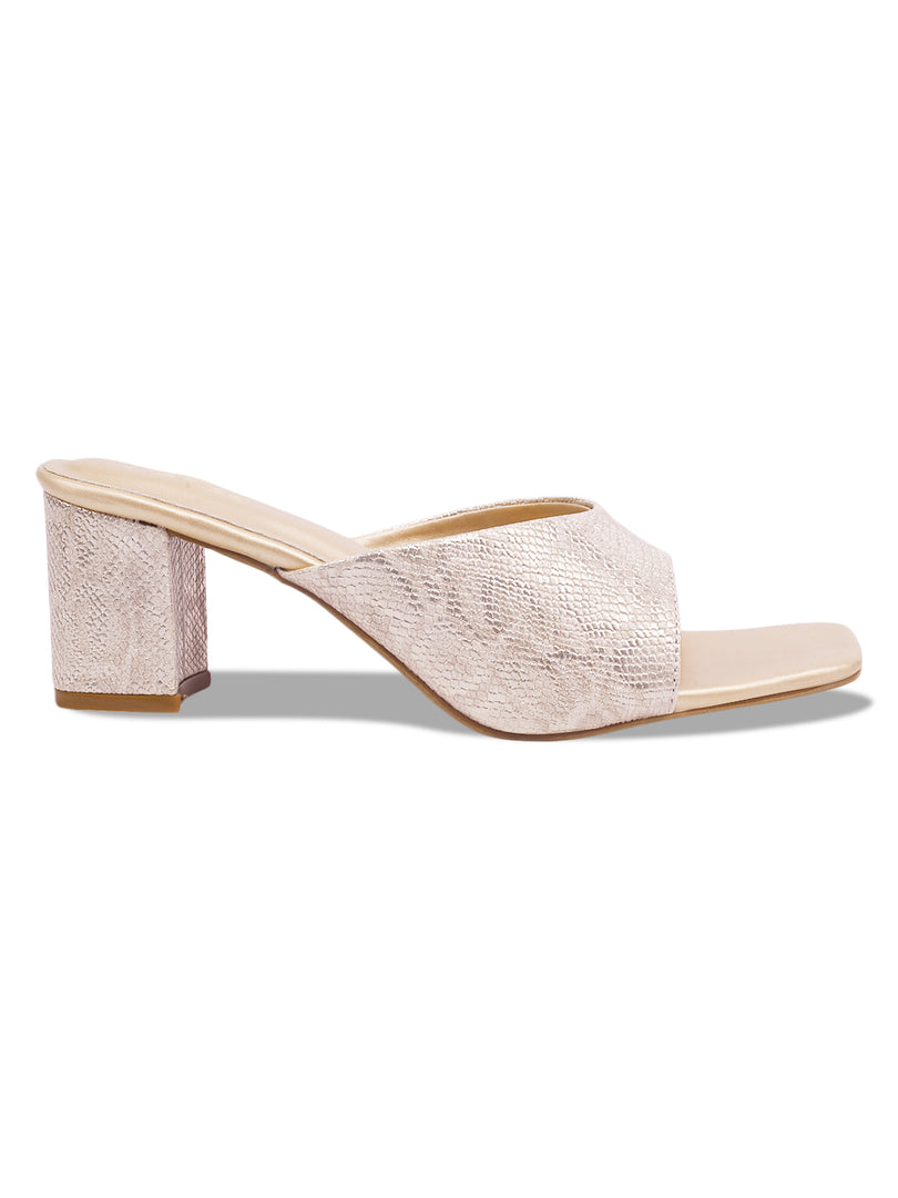 Heels 3 Textured Block Heels