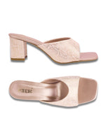 Load image into Gallery viewer, Heels 3 Textured Block Heels