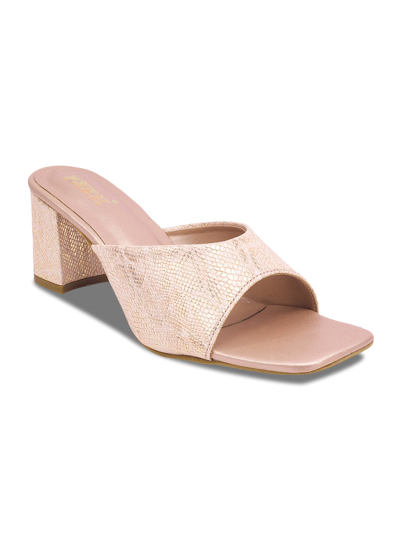 Heels 3 Textured Block Heels