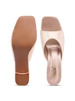 Load image into Gallery viewer, Heels 3 Textured Block Heels