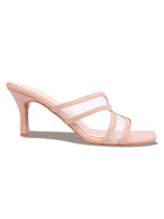 Load image into Gallery viewer, Heels-4 Criss-Cross Transparent Strap Heels