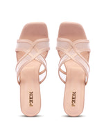 Load image into Gallery viewer, Heels-4 Criss-Cross Transparent Strap Heels
