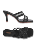 Load image into Gallery viewer, Heels-4 Criss-Cross Transparent Strap Heels