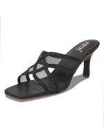 Load image into Gallery viewer, Heels-4 Criss-Cross Transparent Strap Heels