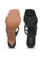 Load image into Gallery viewer, Heels-4 Criss-Cross Transparent Strap Heels