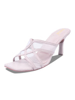 Load image into Gallery viewer, Heels-4 Criss-Cross Transparent Strap Heels