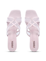 Load image into Gallery viewer, Heels-4 Criss-Cross Transparent Strap Heels