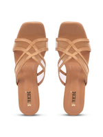 Load image into Gallery viewer, Heels-4 Criss-Cross Transparent Strap Heels