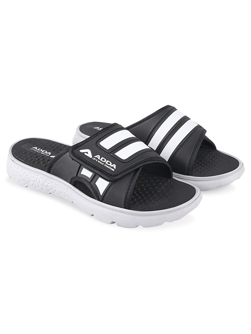 ADDA I-CLOUD-04 Striped Slide For Men
