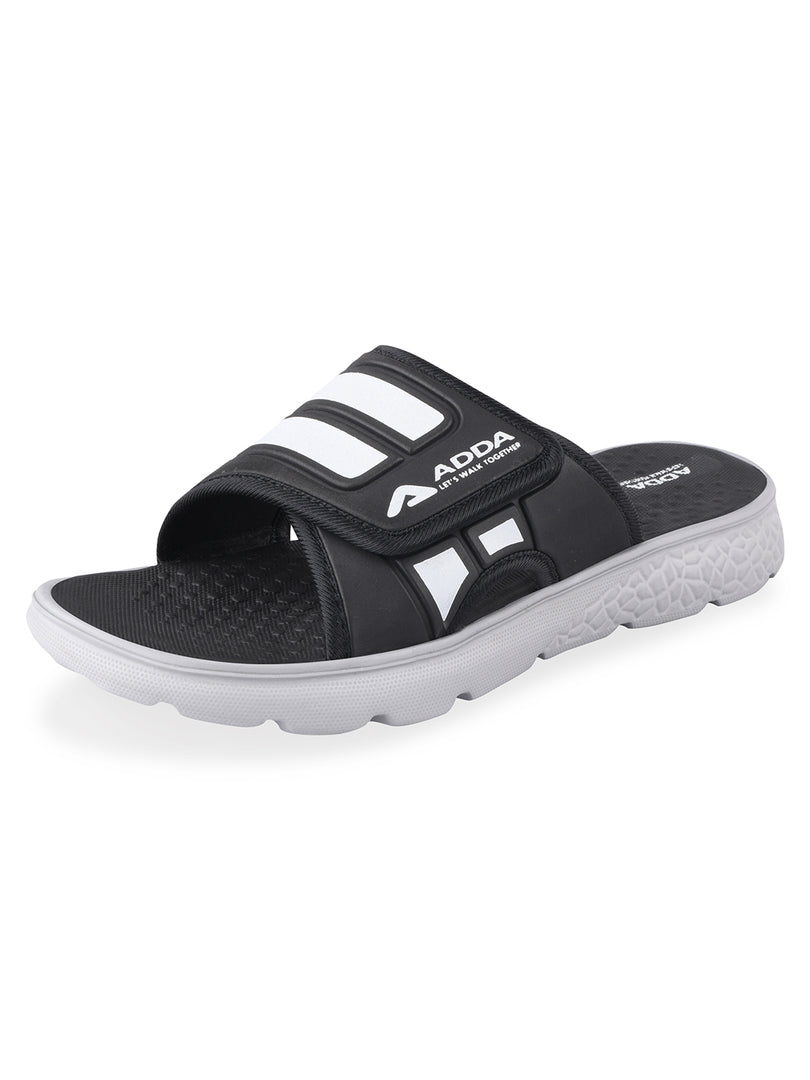 ADDA I-CLOUD-04 Striped Slide For Men