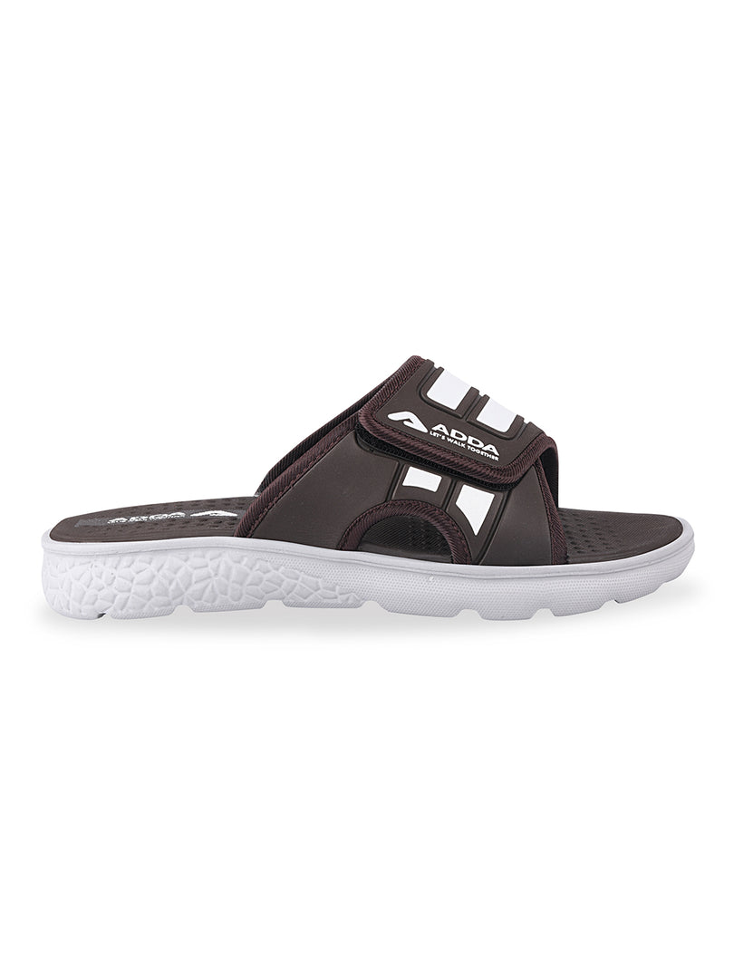 ADDA I-CLOUD-04 Striped Slide For Men