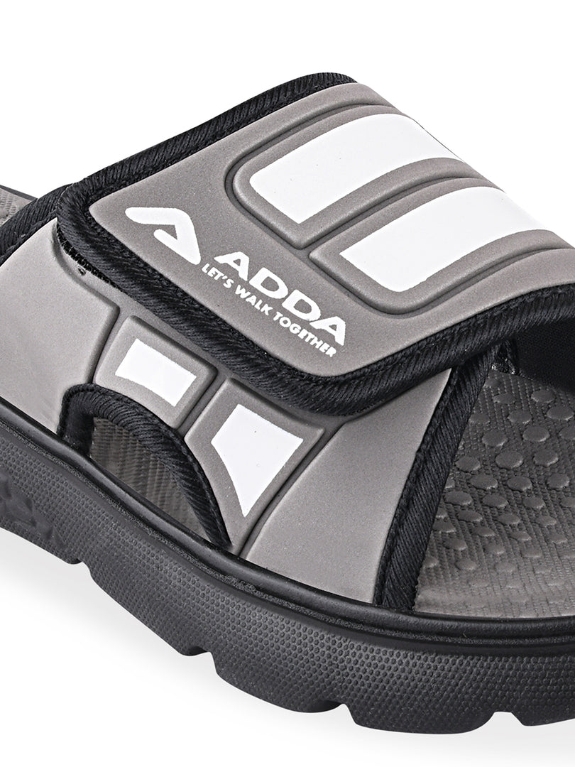 ADDA I-CLOUD-04 Striped Slide For Men