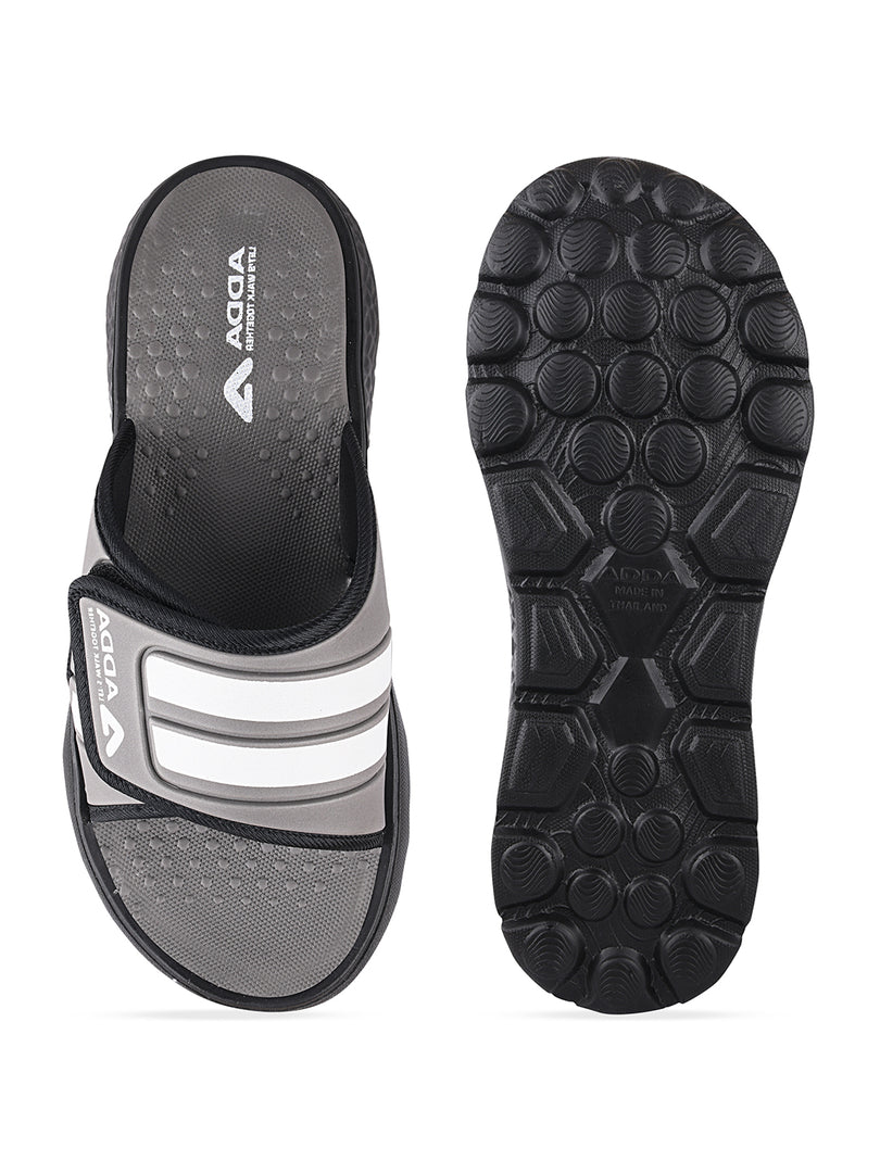ADDA I-CLOUD-04 Striped Slide For Men
