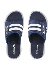 ADDA I-CLOUD-04 Striped Slide For Men