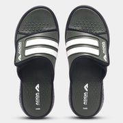 ADDA I-CLOUD-04 Striped Slide For Men