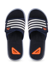 ADDA SENATE-4 Striped Slide For Men