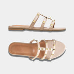 Load image into Gallery viewer, Peek Kiara-1 Open Toe Women Flats
